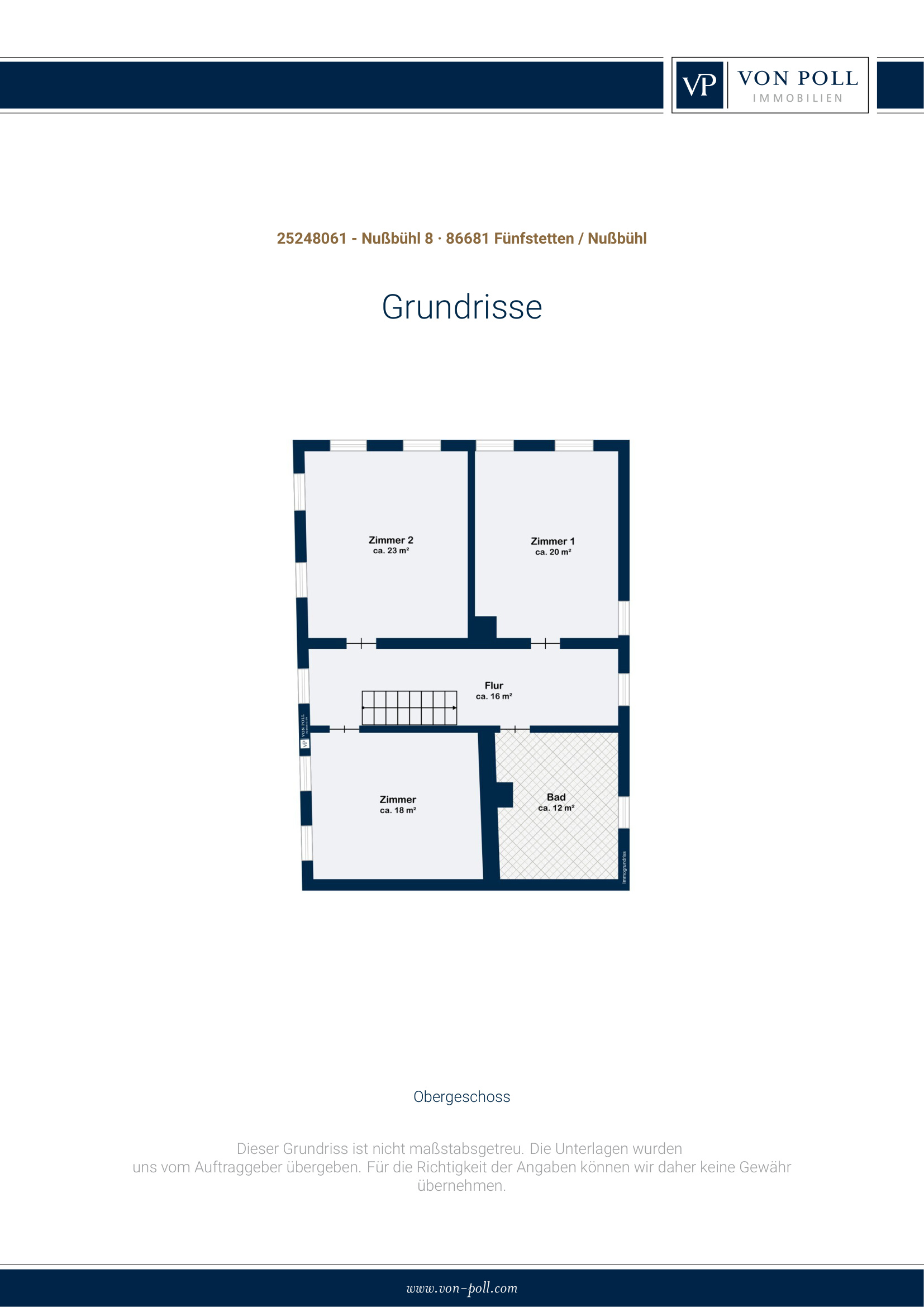 Grundriss Obergeschoss